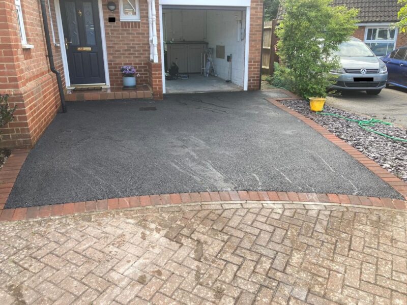 Two-Different-Tarmac-Driveways-with-Brick-Paved-Edge-in-Ashford-Kent-10